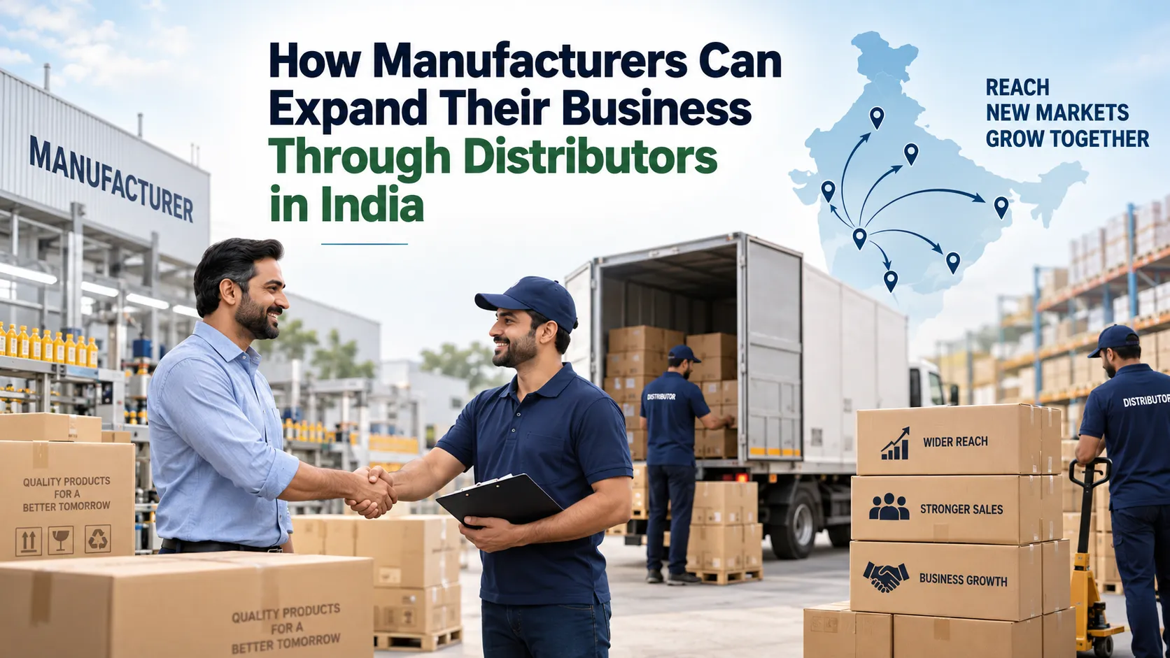 How Manufacturers Can Expand Their Business Through Distributors in India