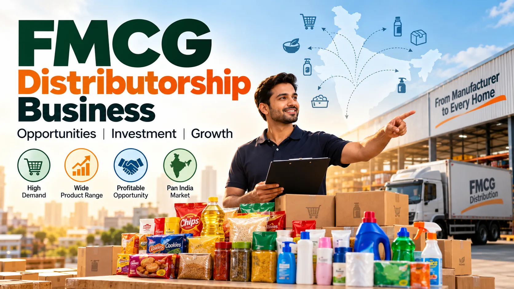 FMCG Distributorship Business in India: Opportunities, Investment, and How to Find FMCG Distributors
