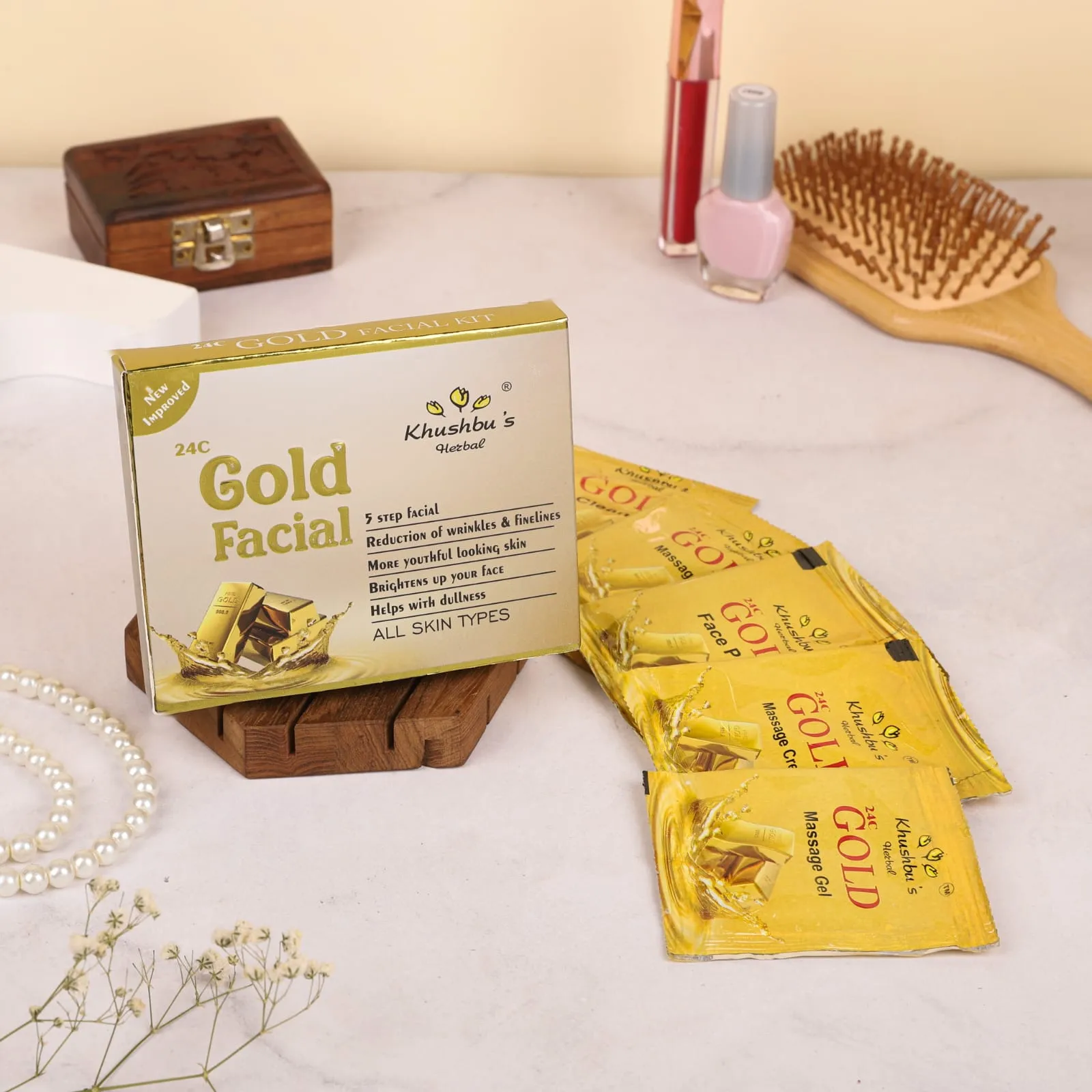 gold facial