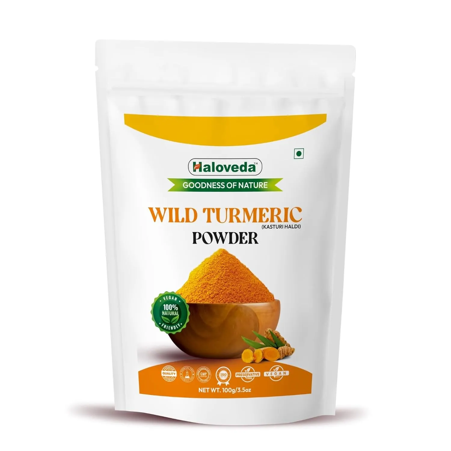 Haloveda Wild Turmeric Powder, Kasturi Haldi