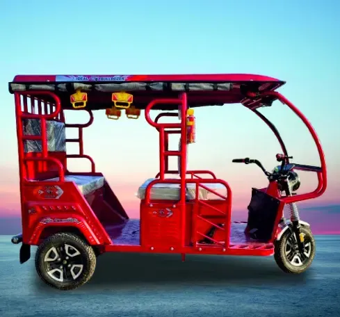 Electric Rickshaw Red