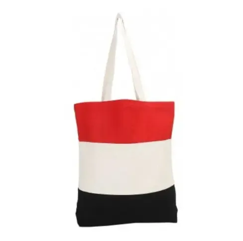 Tri-color Tote Bag